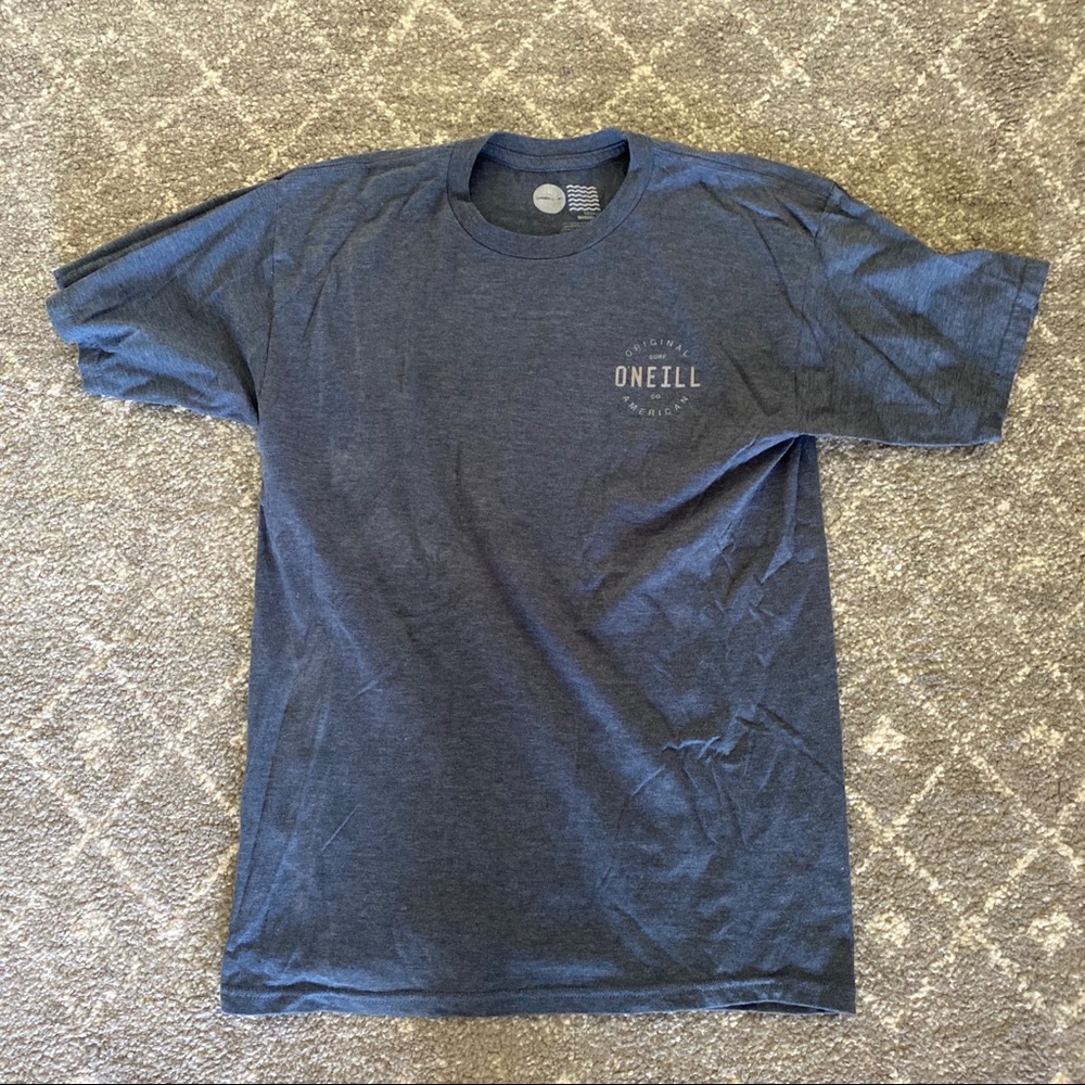 O’Neill blue short sleeve surf skate tshirt